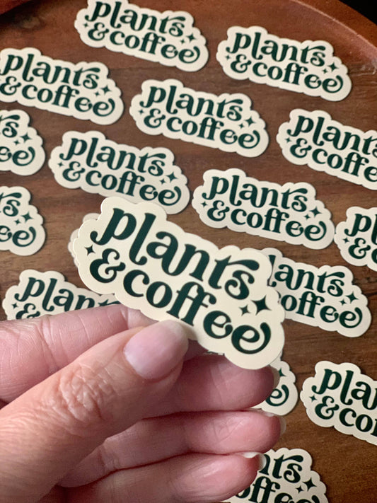 Plants & Coffee Magnet