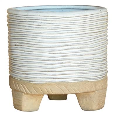 Ramos Horizontal Stripe Cachepot 6"