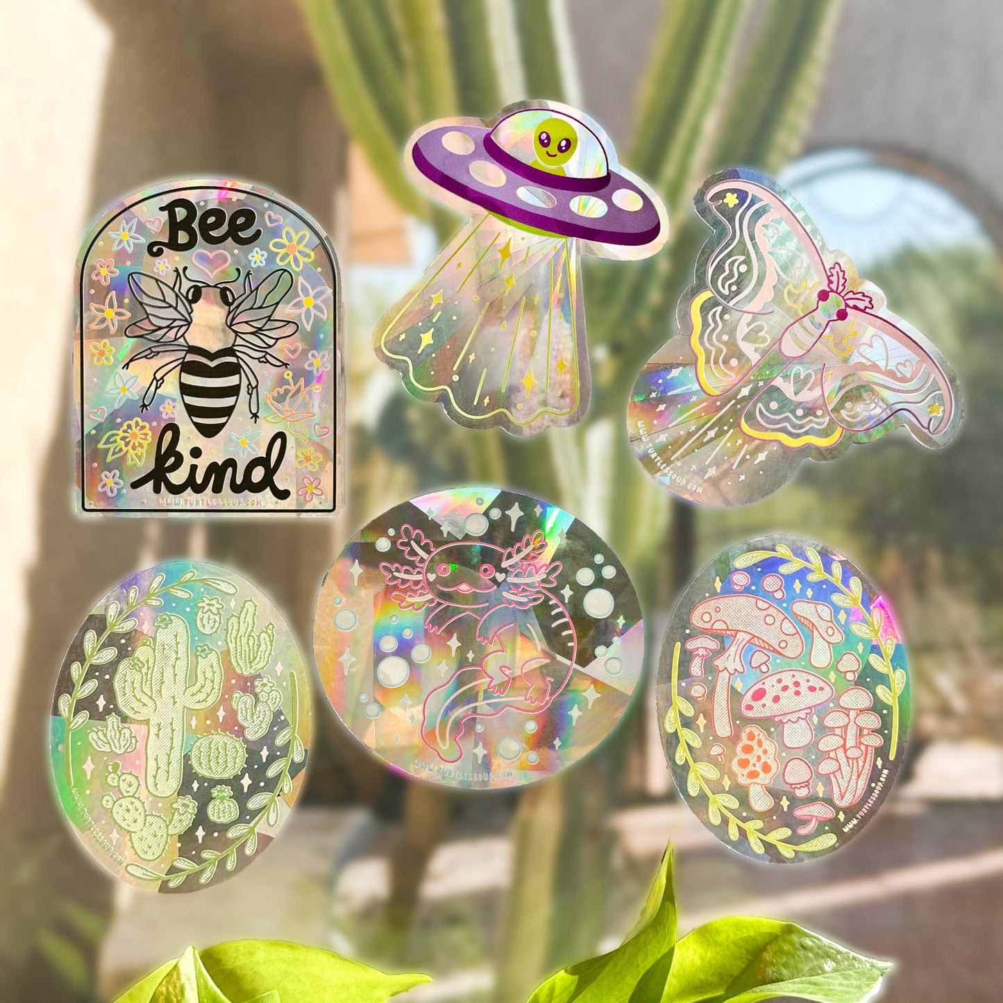 Decorative Suncatcher Collection Featuring Nature-Inspired Designs for Home and Garden