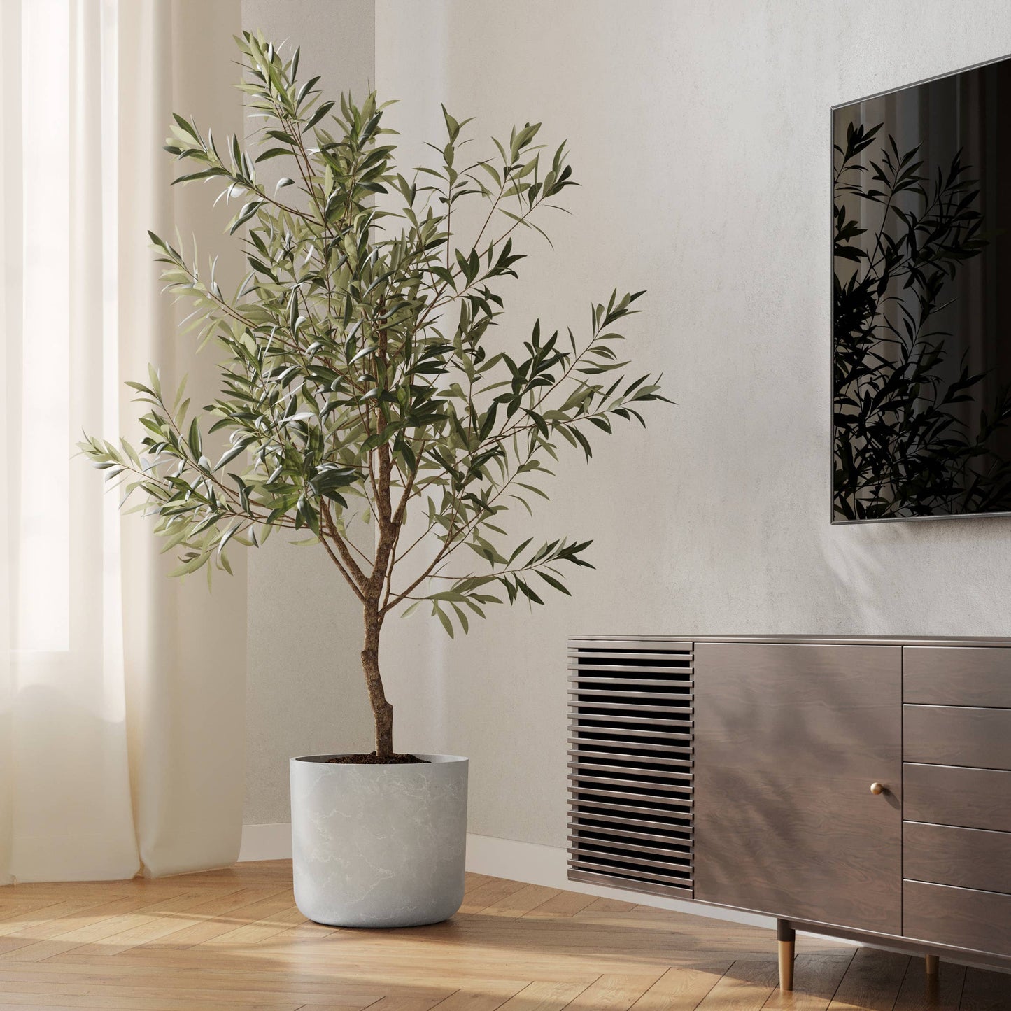 Signature Stone Planter & Saucer