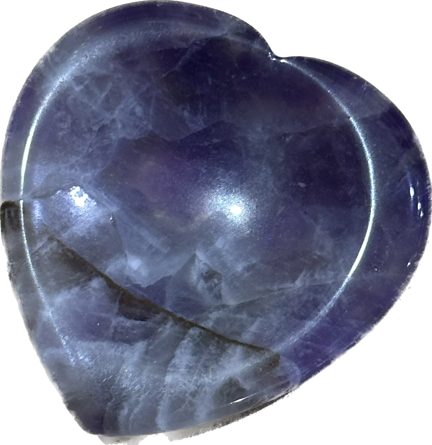 Moss Agate Heart Worry