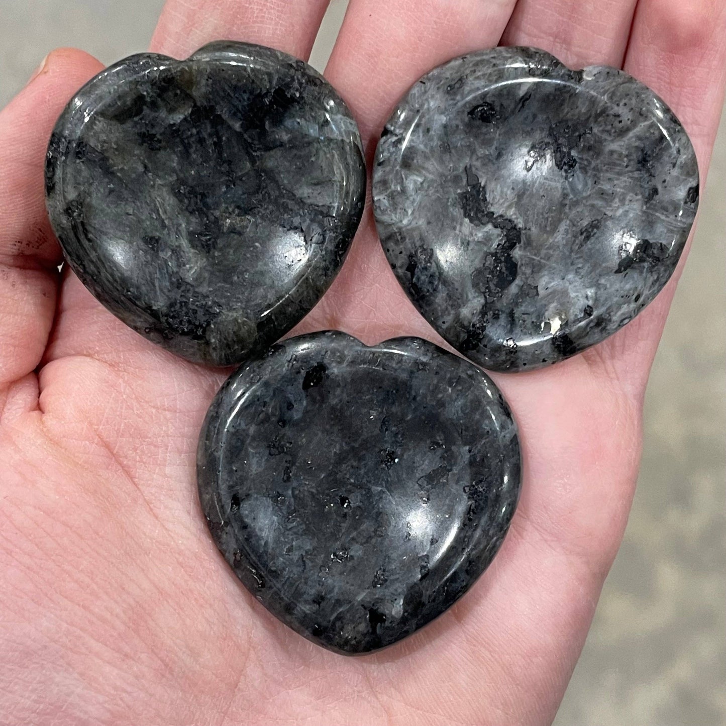 Moss Agate Heart Worry