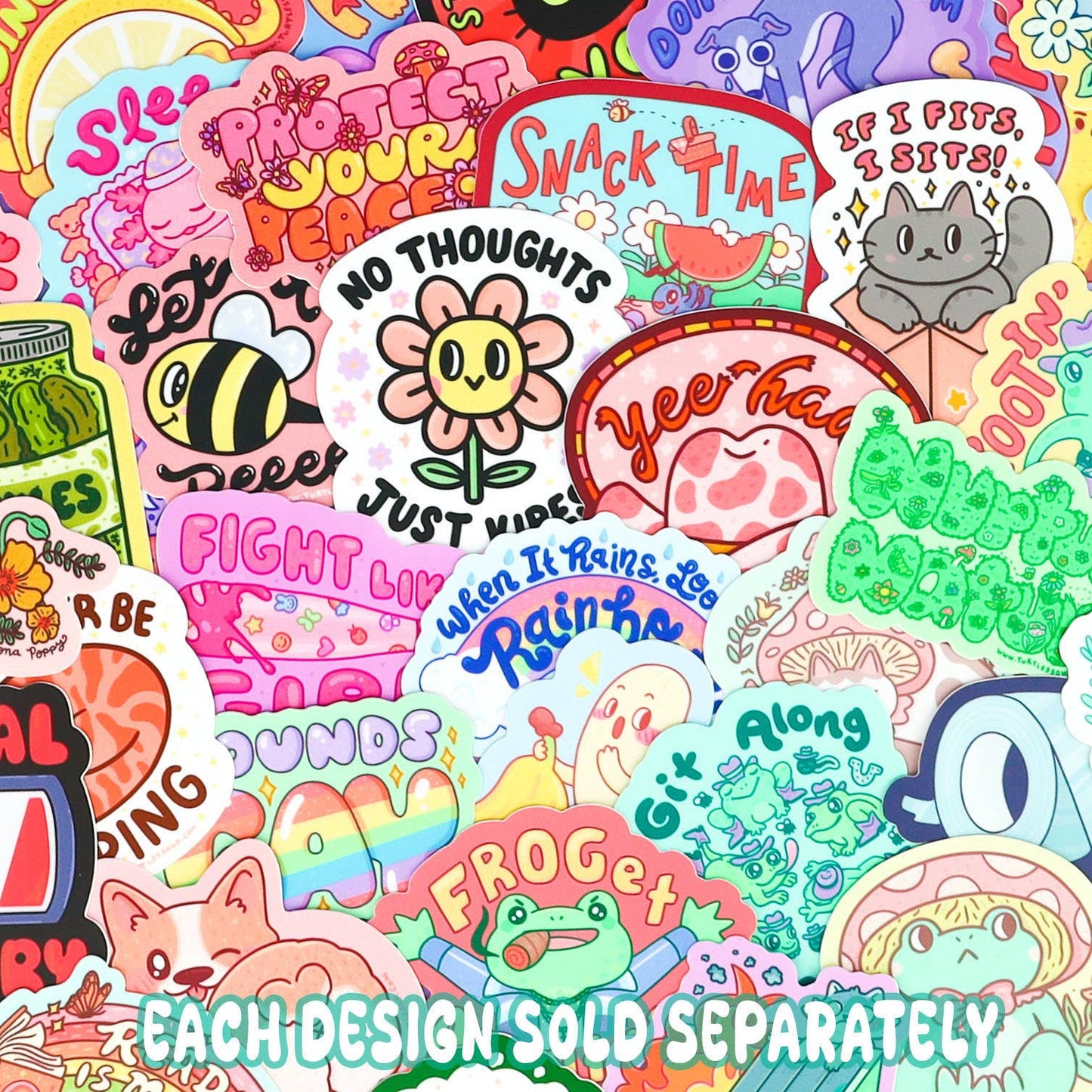 Raven Skull Succulent Garden Vinyl Sticker
