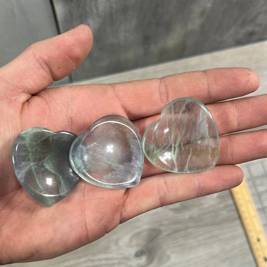 Moss Agate Heart Worry