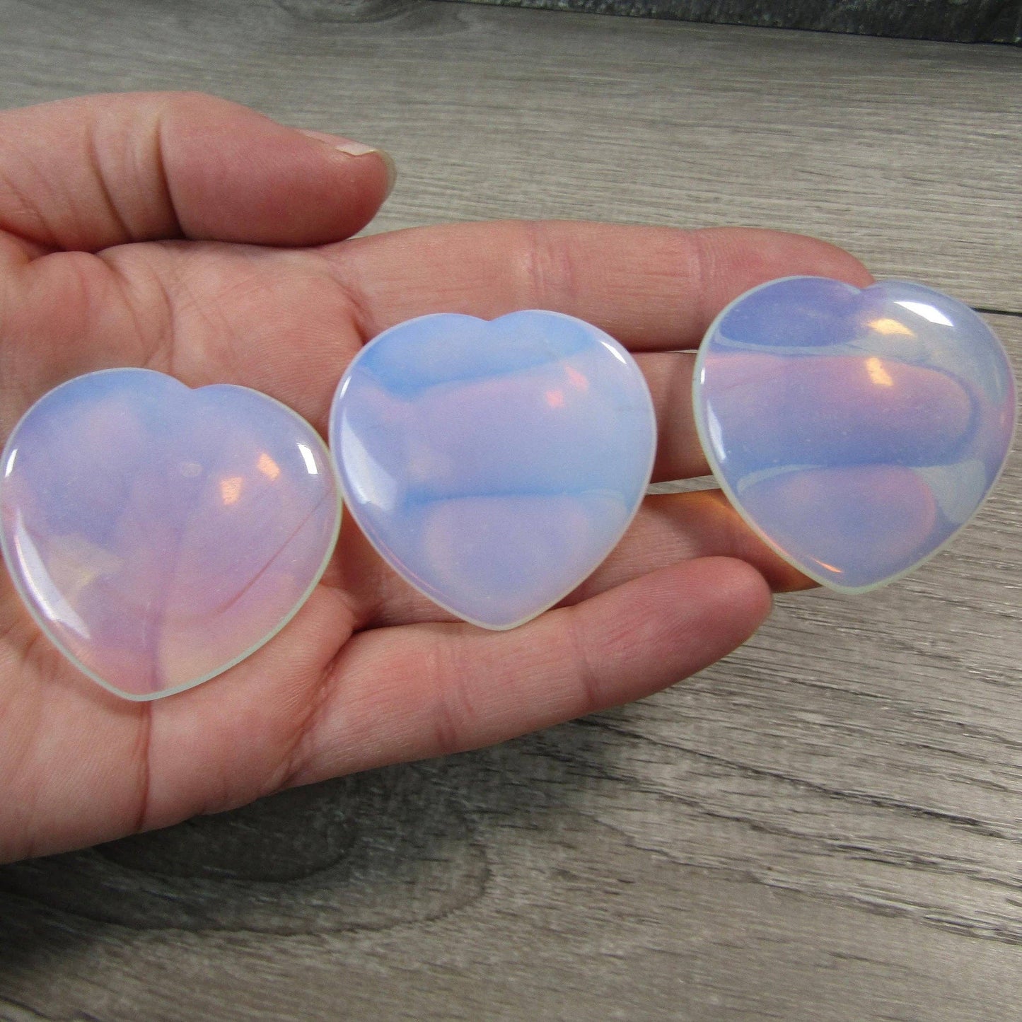 Moss Agate Heart Worry