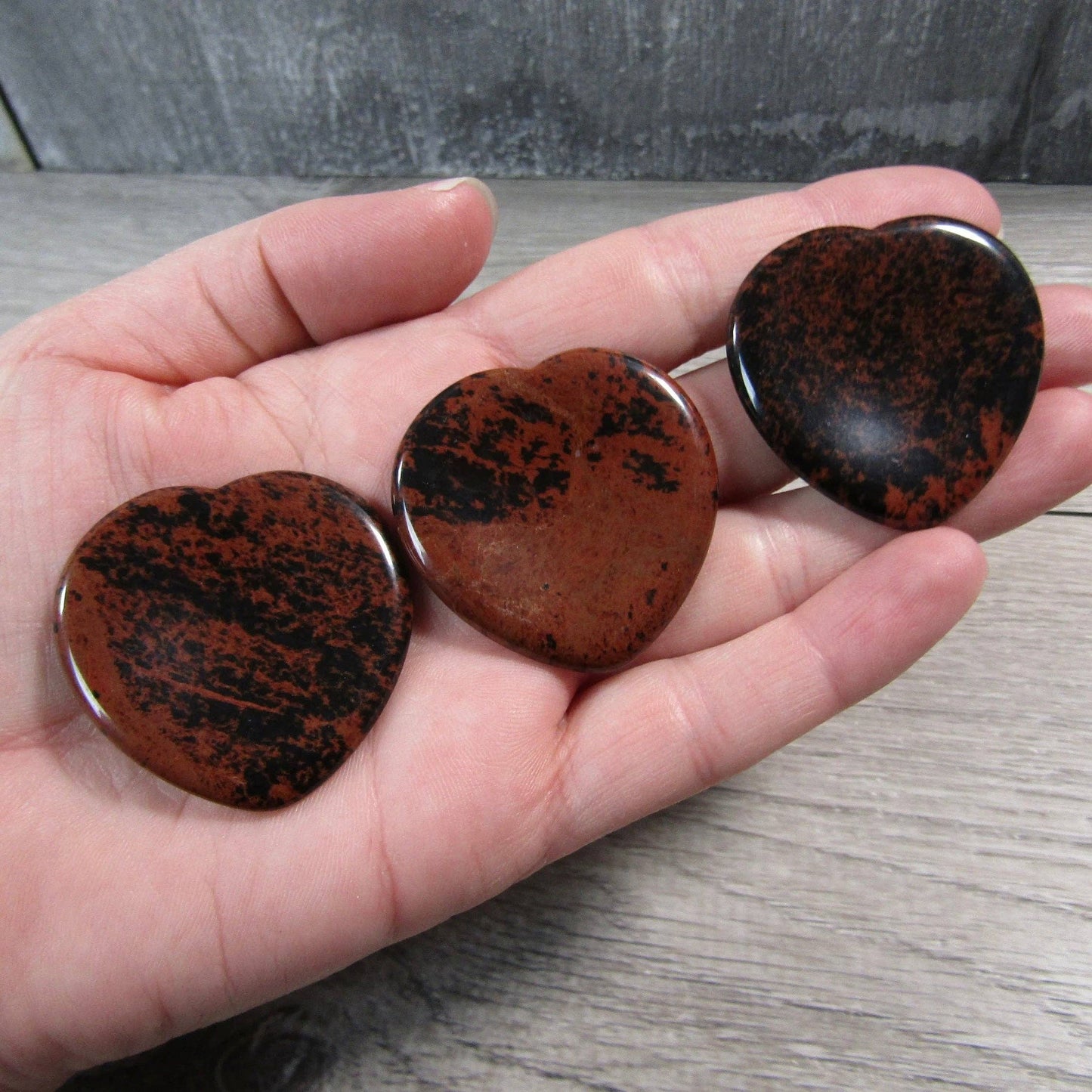 Moss Agate Heart Worry