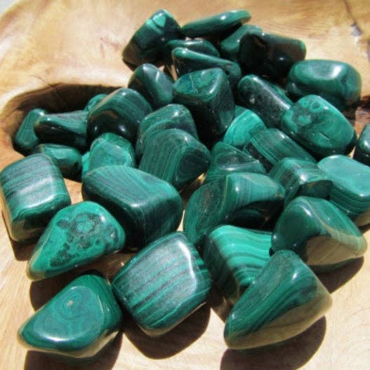 Malachite 1” Tumbled