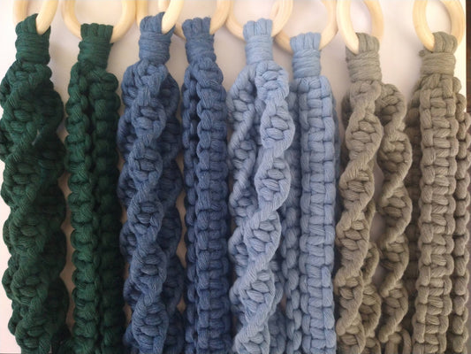 Classic Macrame Plant Hanger - Various Colors Available