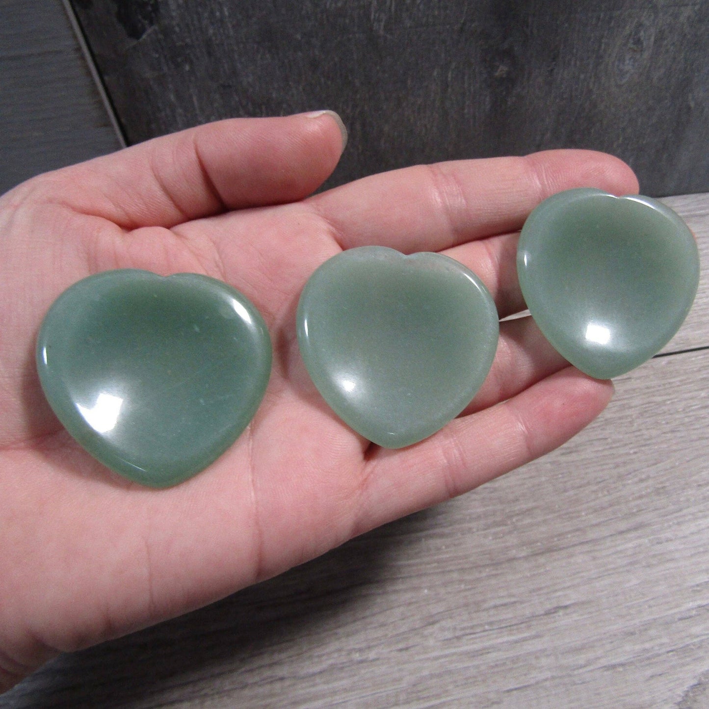 Moss Agate Heart Worry