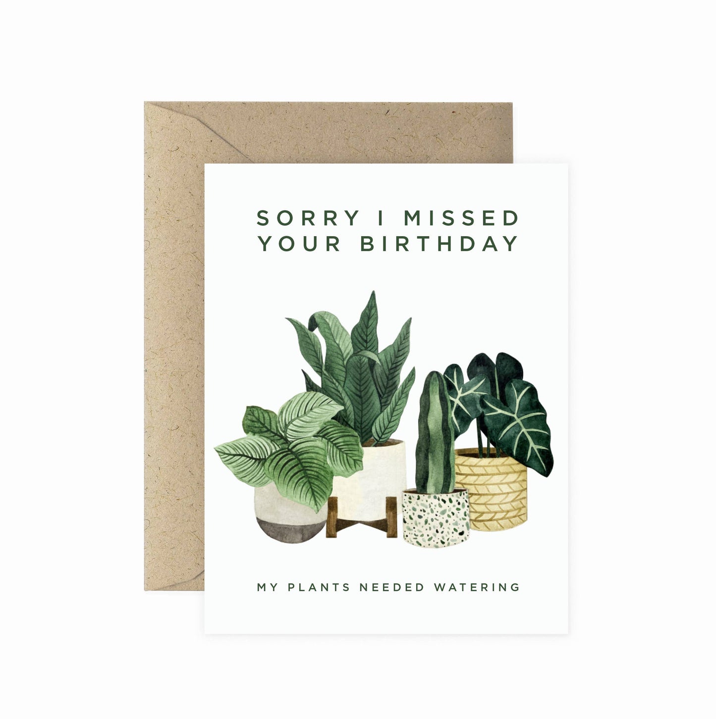 Missed Birthday Greeting Card