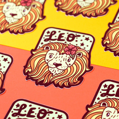Zodiac Astrology Horoscope Vinyl Stickers Featuring All 12 Star Sign Symbols and Names