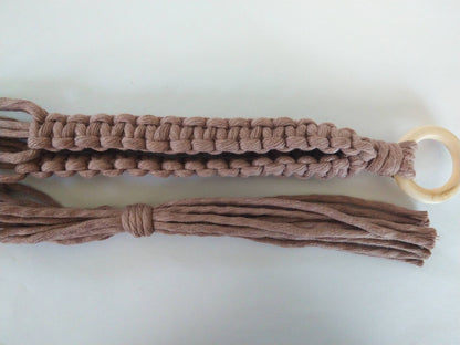 Classic Macrame Plant Hanger - Various Colors Available
