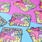 Zodiac Astrology Horoscope Vinyl Stickers Featuring All 12 Star Sign Symbols and Names