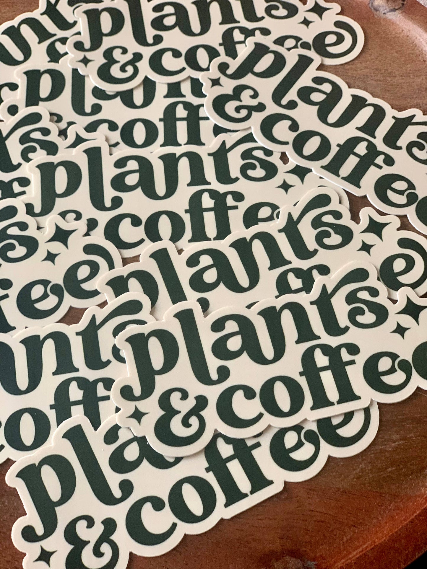 Plants & Coffee Sticker
