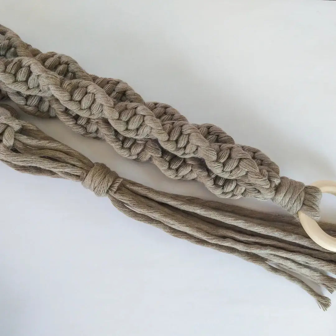 spiral knot macrame plant hanger Spiral Macrame Plant Hanger