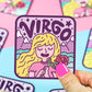 Zodiac Astrology Horoscope Vinyl Stickers Featuring All 12 Star Sign Symbols and Names