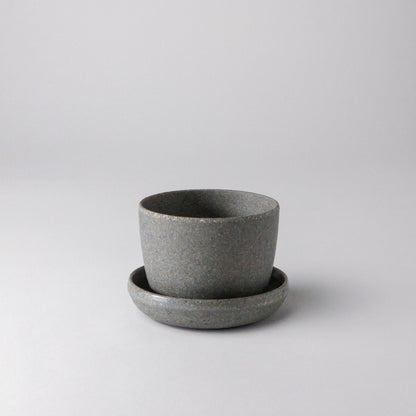 Kanso Planter + Saucer 3-7"