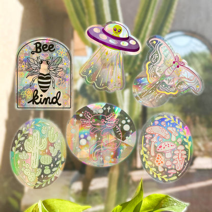 Decorative Suncatcher Collection Featuring Nature-Inspired Designs for Home and Garden