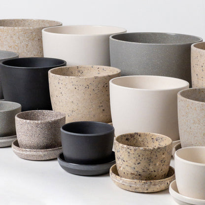 Kanso Planter + Saucer 3-7"