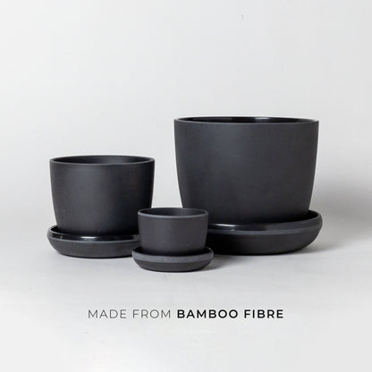 Kanso Planter + Saucer 3-7"