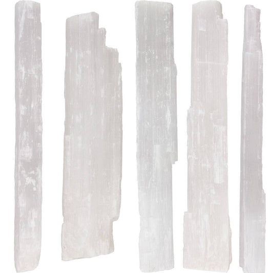White Selenite Wands L