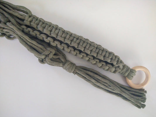 Classic Macrame Plant Hanger - Various Colors Available