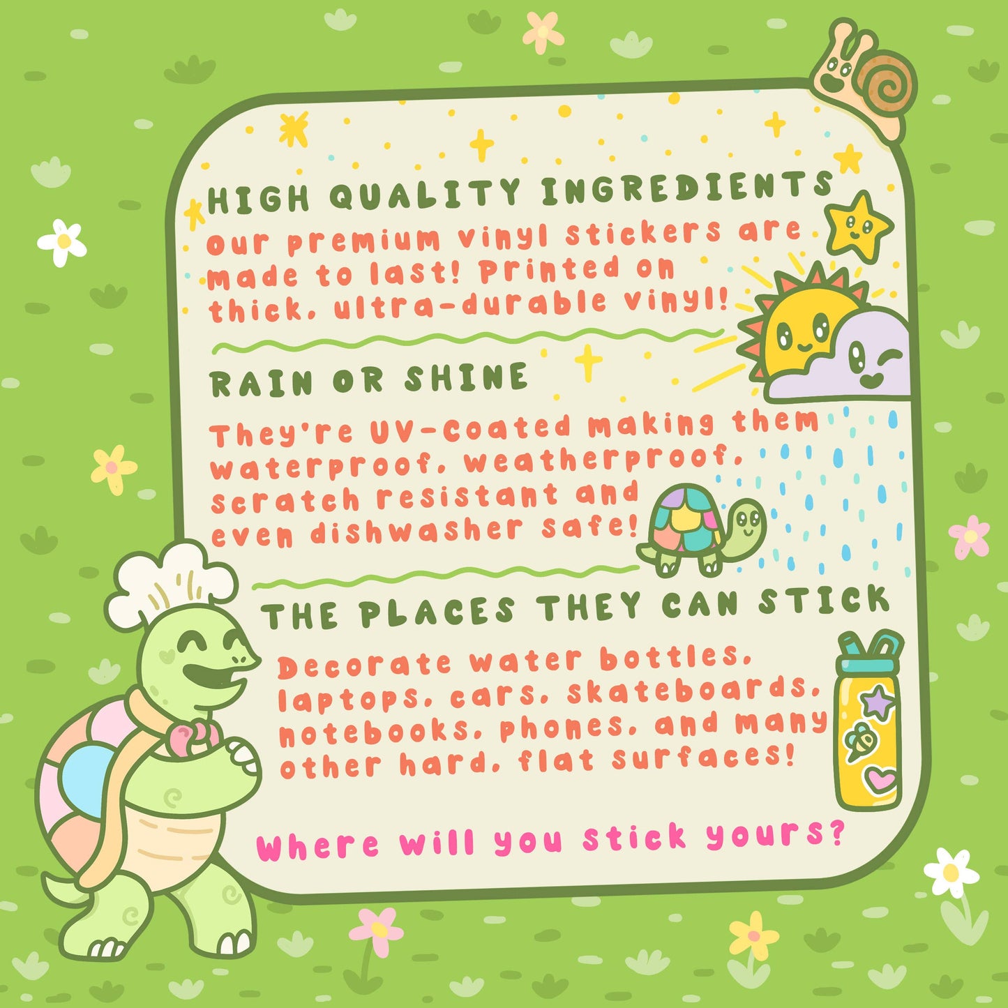 Green Thumb Gardening Nursery Plant Love Vinyl Sticker