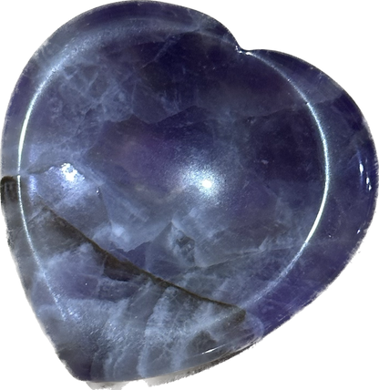 Moss Agate Heart Worry