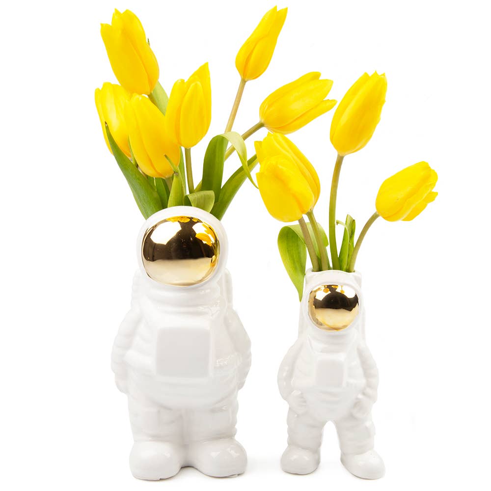 Astronaut Ceramic Flower Vase: Large