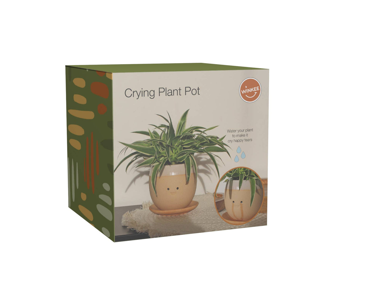 Crying pot ceramic flower pot