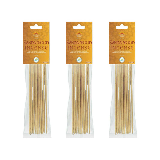 Sandalwood Artisan Resin Rolled Incense Sticks