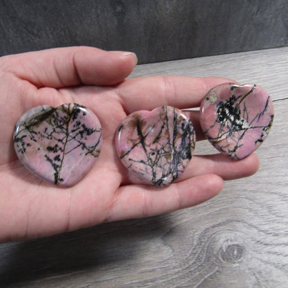Moss Agate Heart Worry