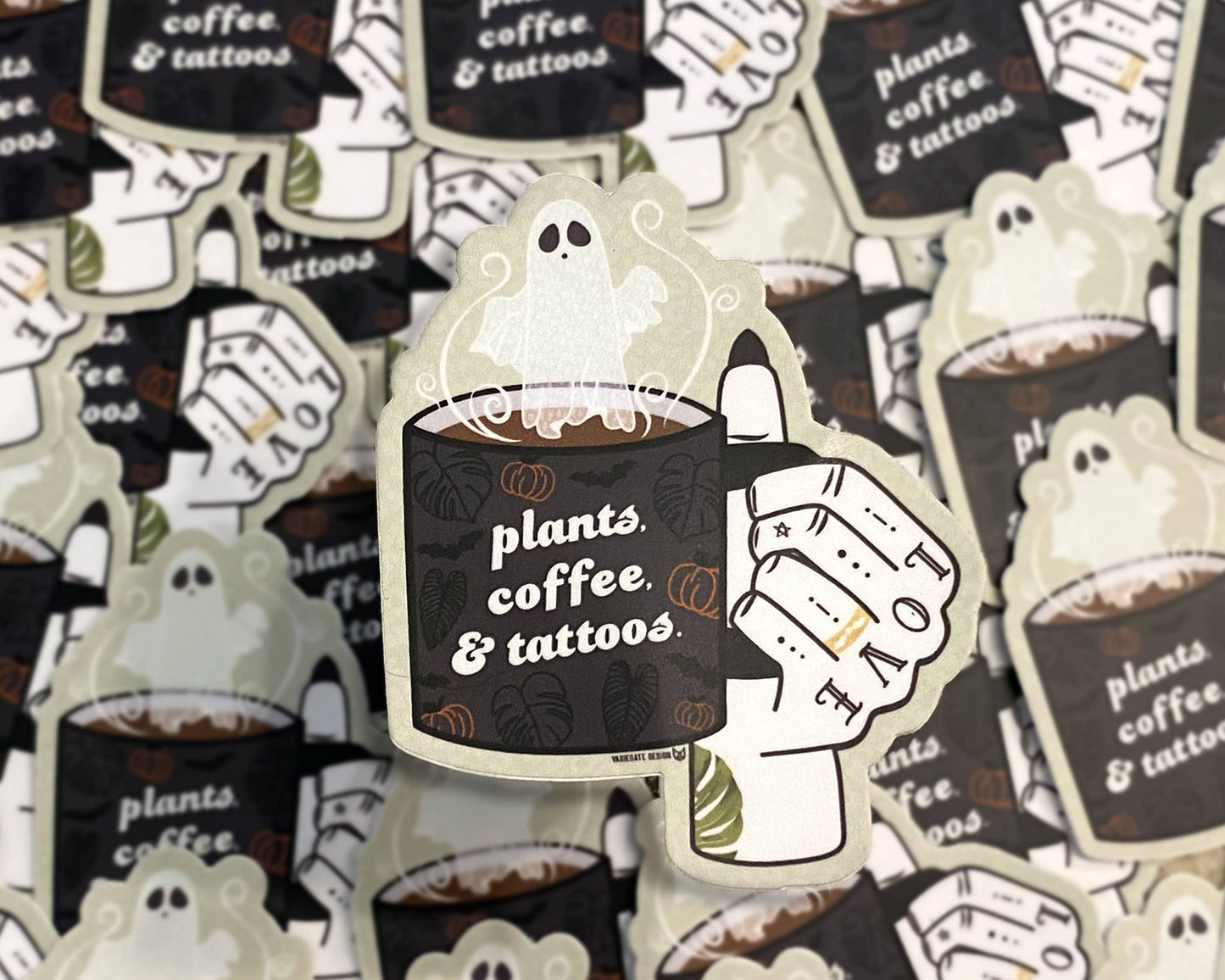 STICKER | Coffee, Plants, & Tats