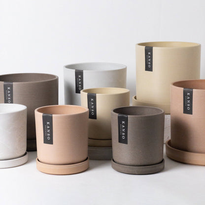Kanso Signature Planters & Saucer