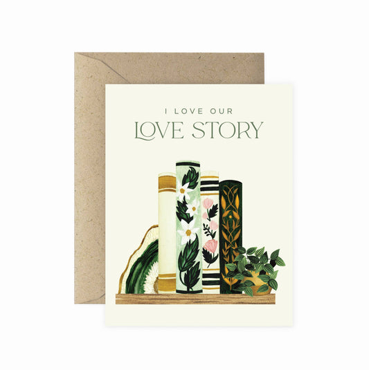 Love Story Greeting Card | Valentine's Love Friendship