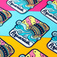 Zodiac Astrology Horoscope Vinyl Stickers Featuring All 12 Star Sign Symbols and Names