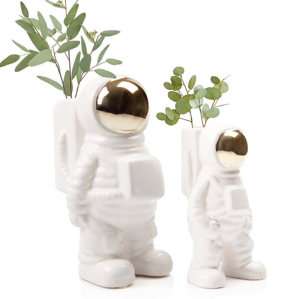 Astronaut Ceramic Flower Vase: Large