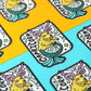 Zodiac Astrology Horoscope Vinyl Stickers Featuring All 12 Star Sign Symbols and Names