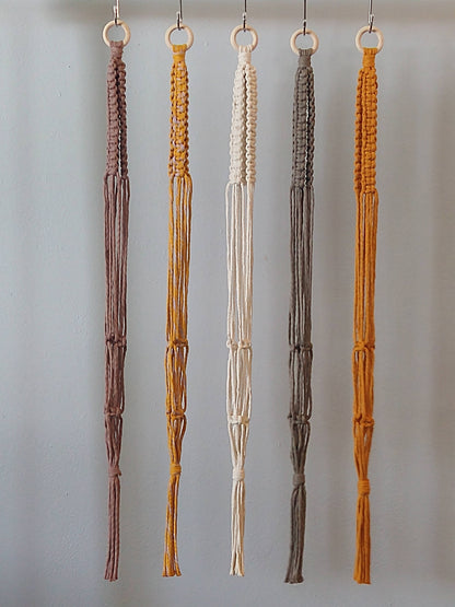Classic Macrame Plant Hanger - Various Colors Available