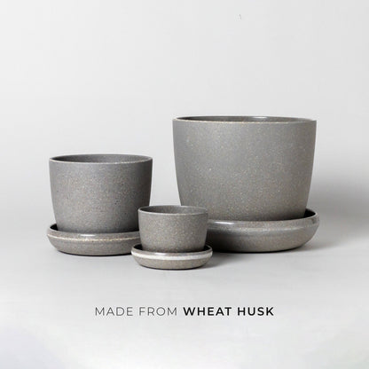 Kanso Planter + Saucer 3-7"