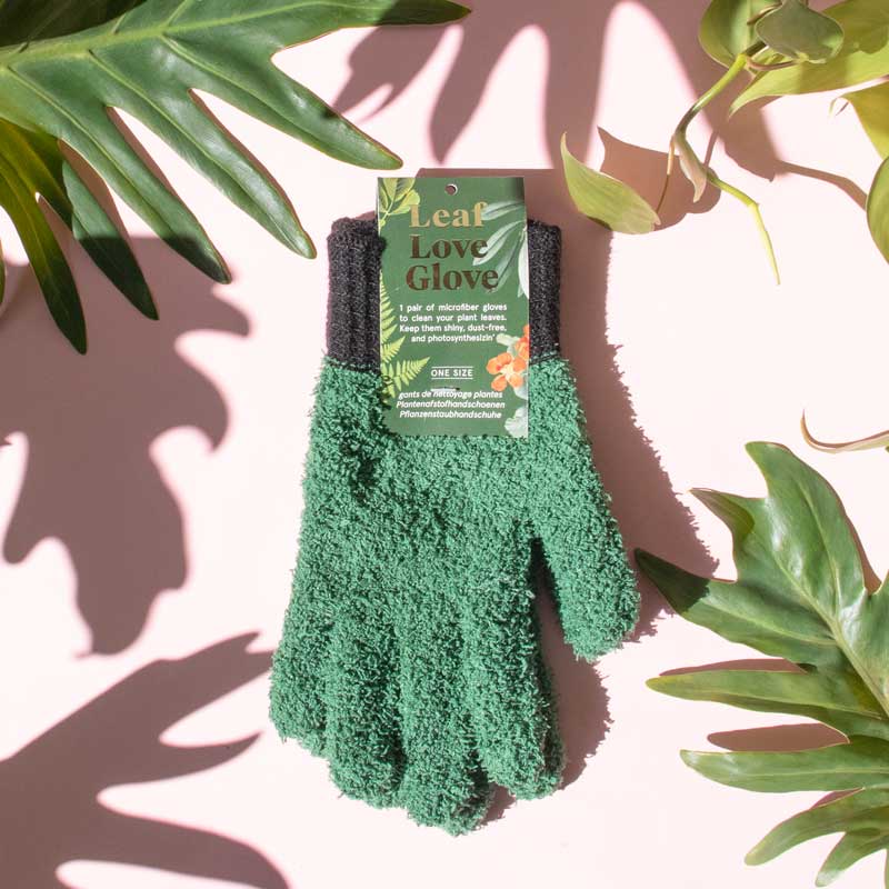 Leaf Love Gloves - Microfiber dusting gloves for plants