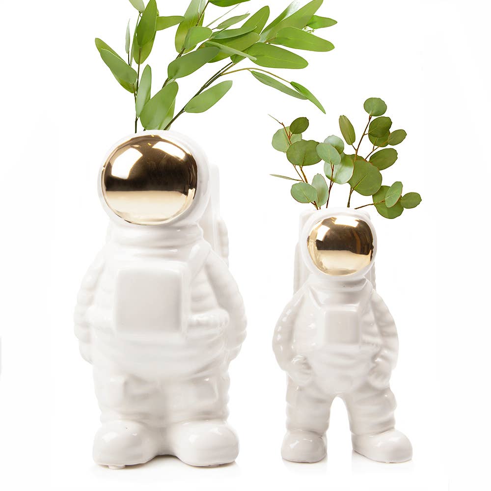 Astronaut Ceramic Flower Vase: Large