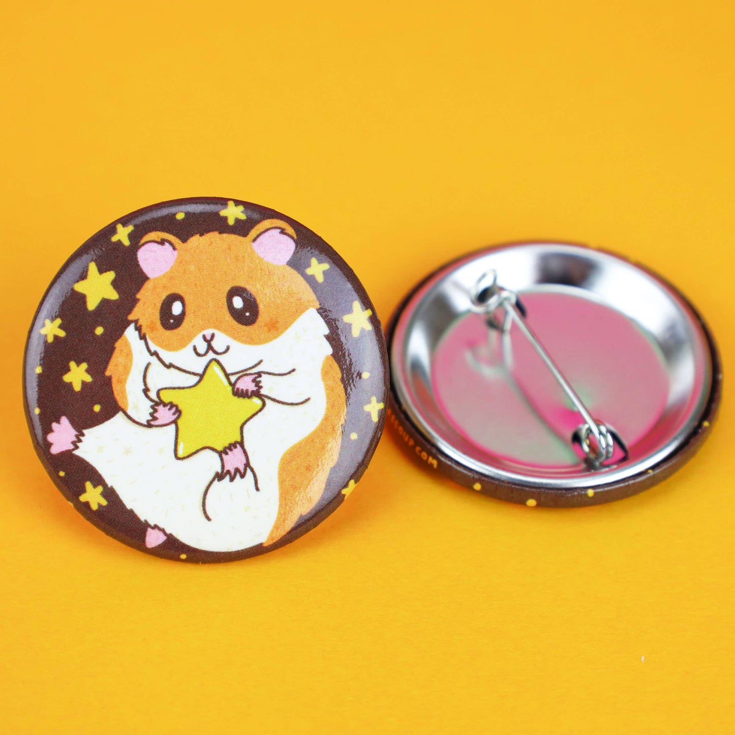 Hamstar Hamster Cute Animal Mouse Pinback Button