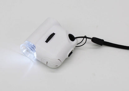 Mini microscope with light