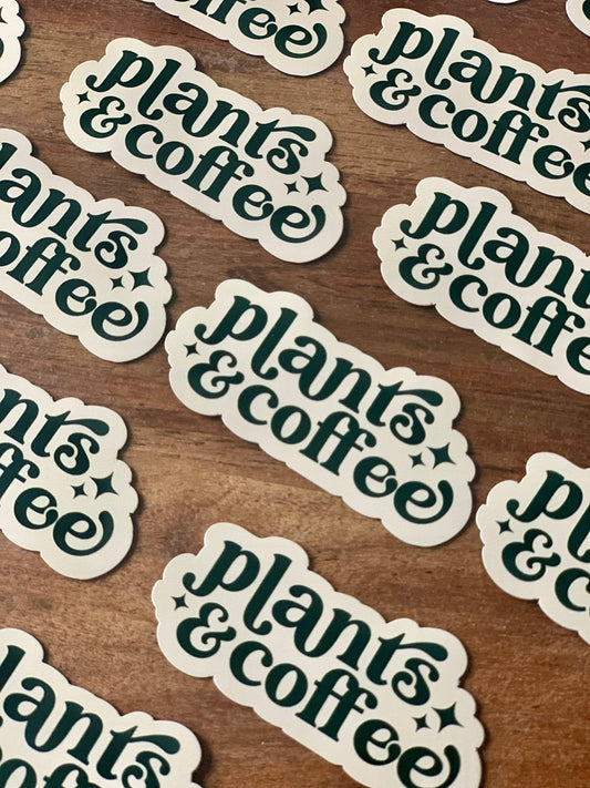 Plants & Coffee Magnet
