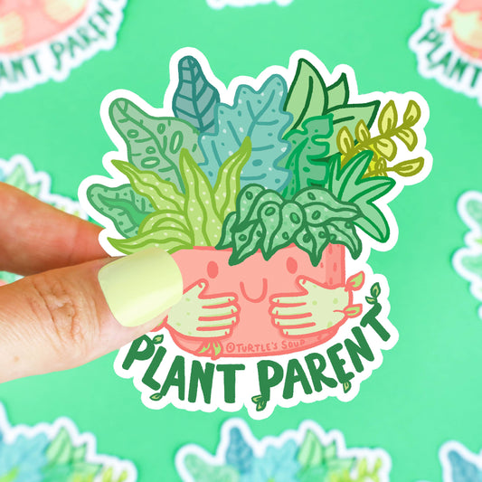 Plant Parent Nurturing House Plant Care Vinyl Sticker