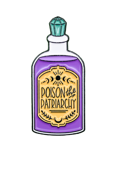 Poison the Patriarchy Soft Enamel Pin