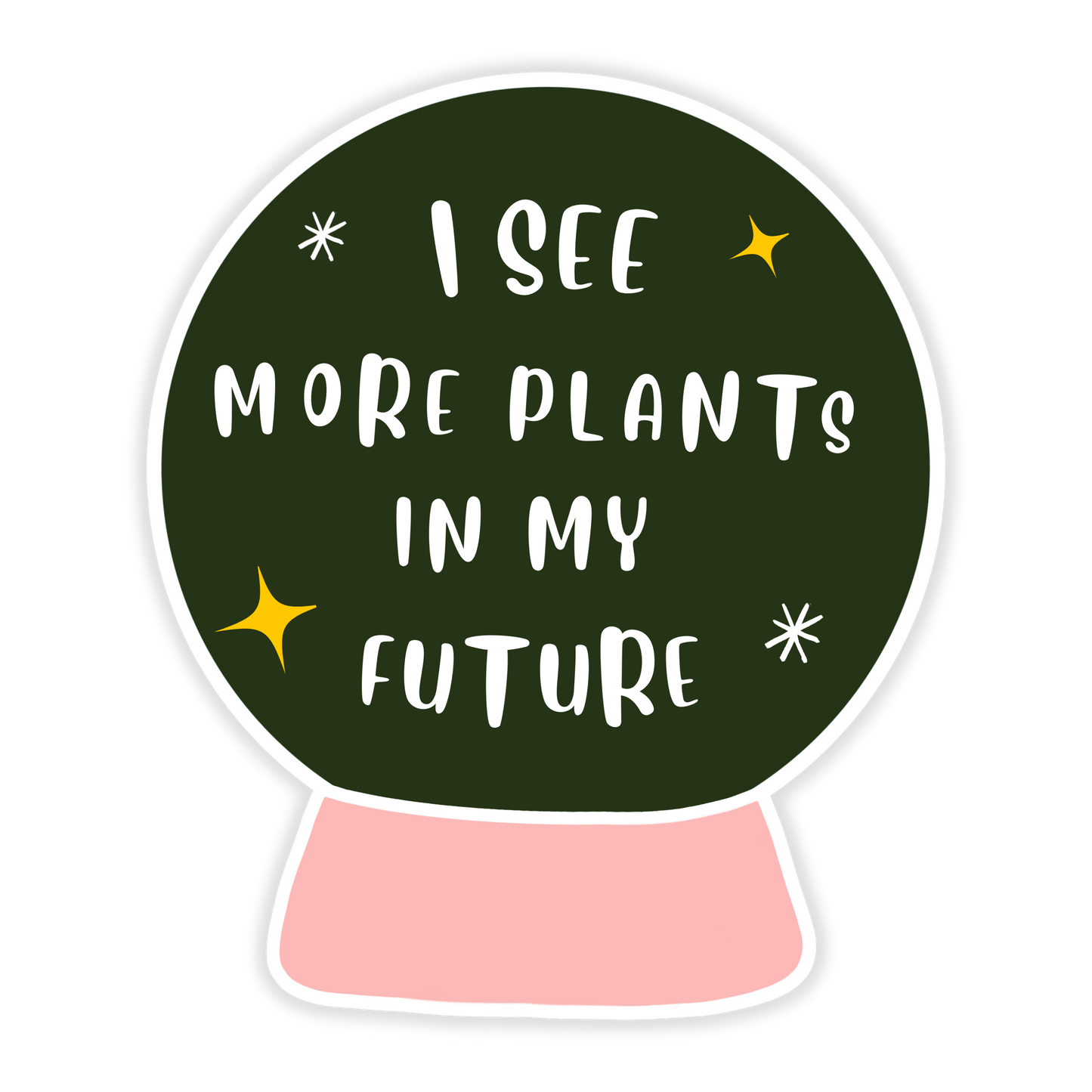 I See More Plants in My Future Sticker